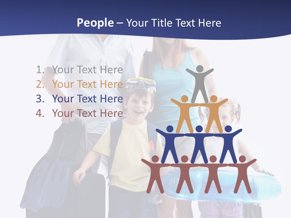 Smiling Offspring Summer PowerPoint Template