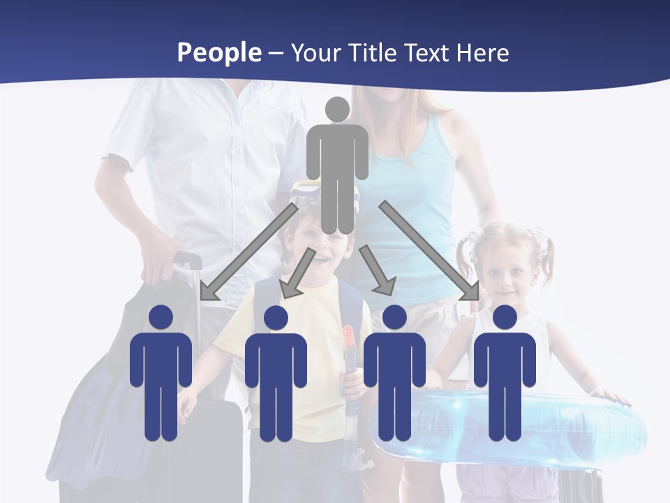 Smiling Offspring Summer PowerPoint Template