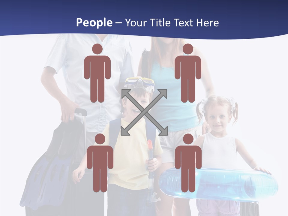 Smiling Offspring Summer PowerPoint Template