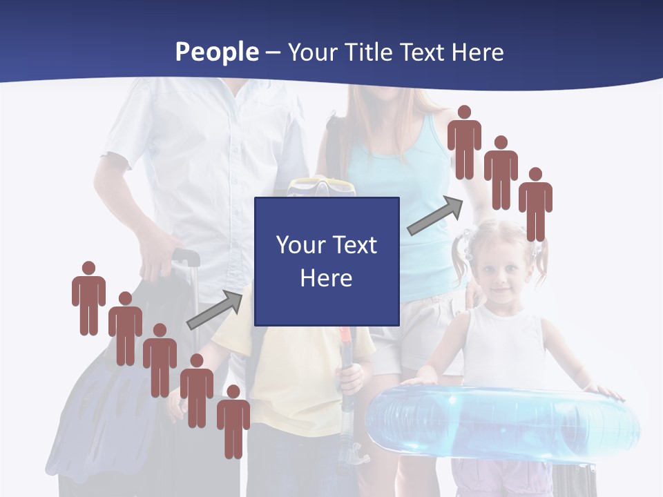 Smiling Offspring Summer PowerPoint Template