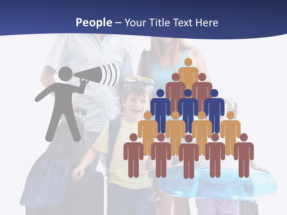 Smiling Offspring Summer PowerPoint Template