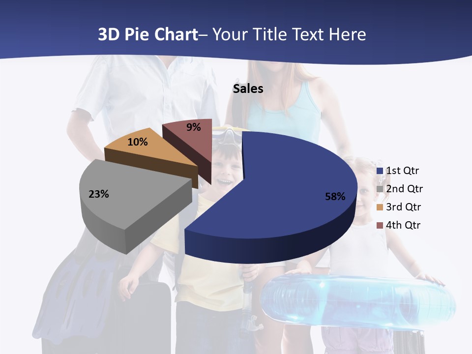 Smiling Offspring Summer PowerPoint Template