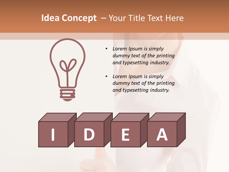 Marketing Fun Alone PowerPoint Template