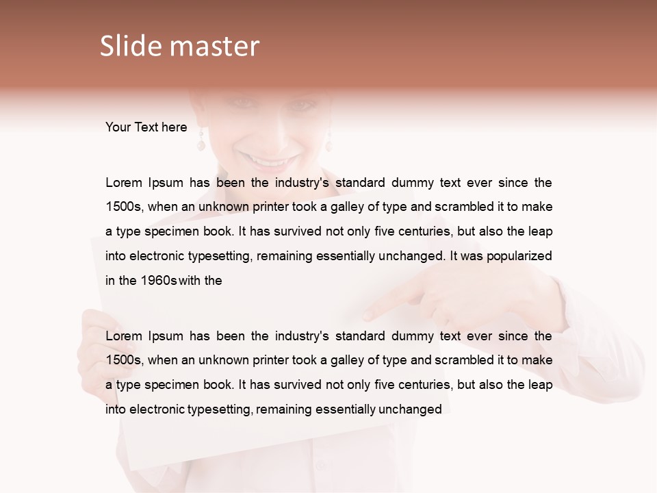 Young One Smile PowerPoint Template