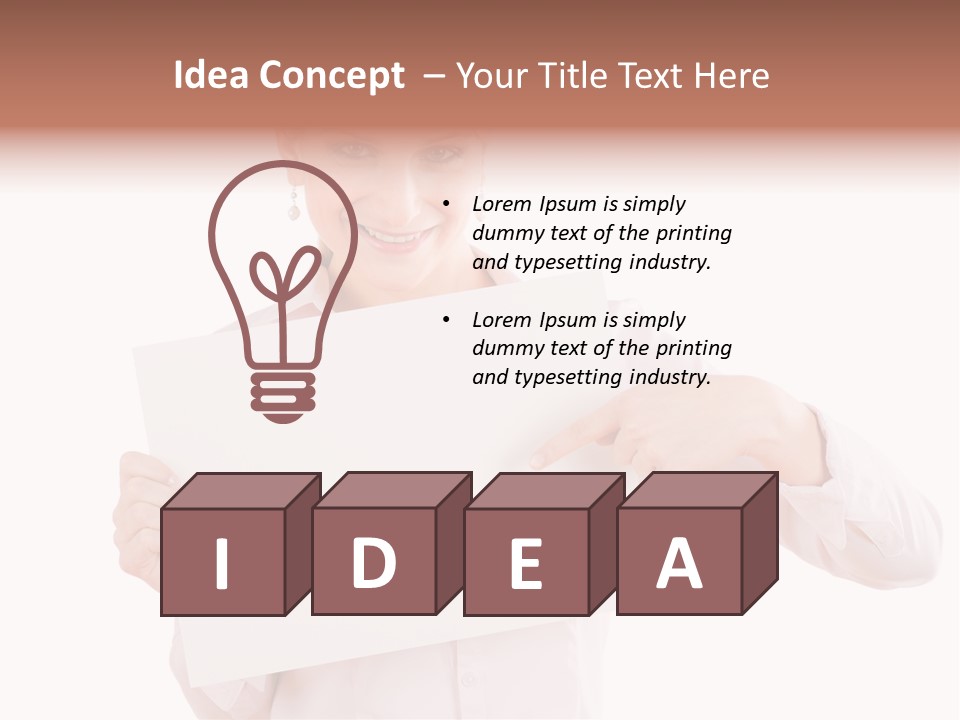 Young One Smile PowerPoint Template