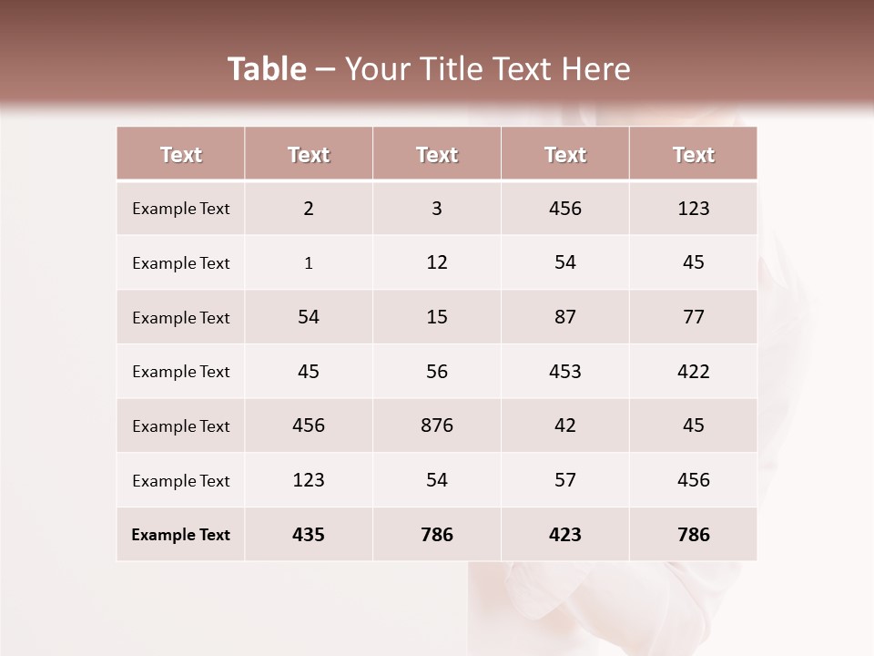 Woman Placard Advertising PowerPoint Template