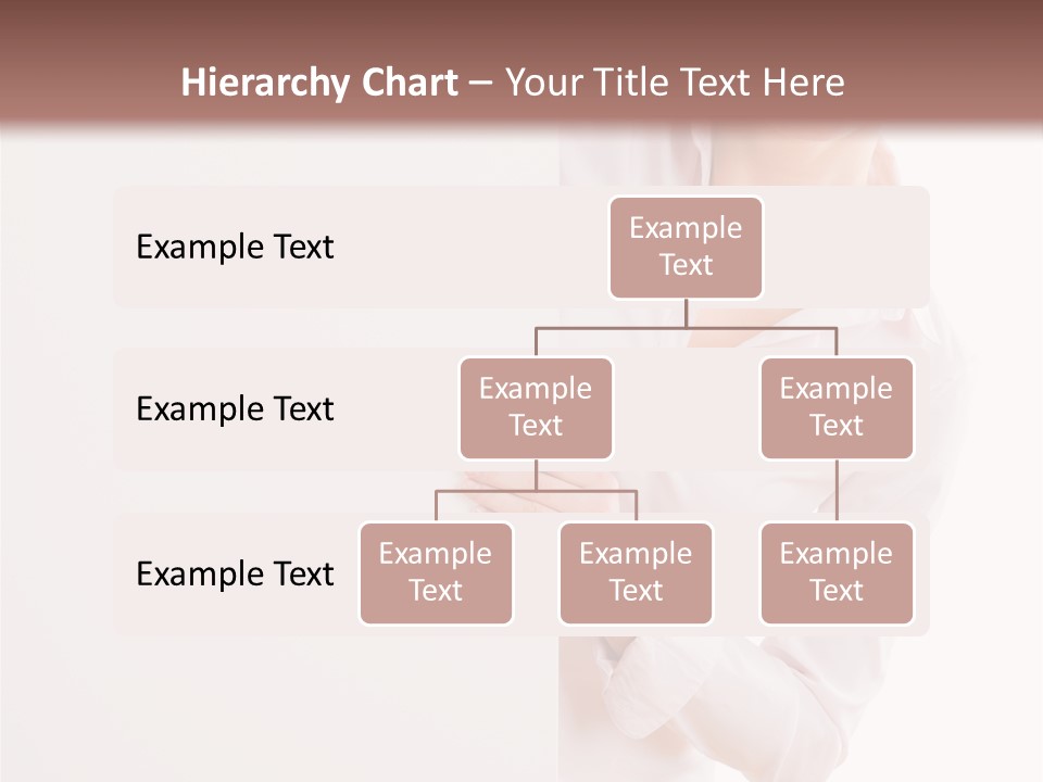 Woman Placard Advertising PowerPoint Template