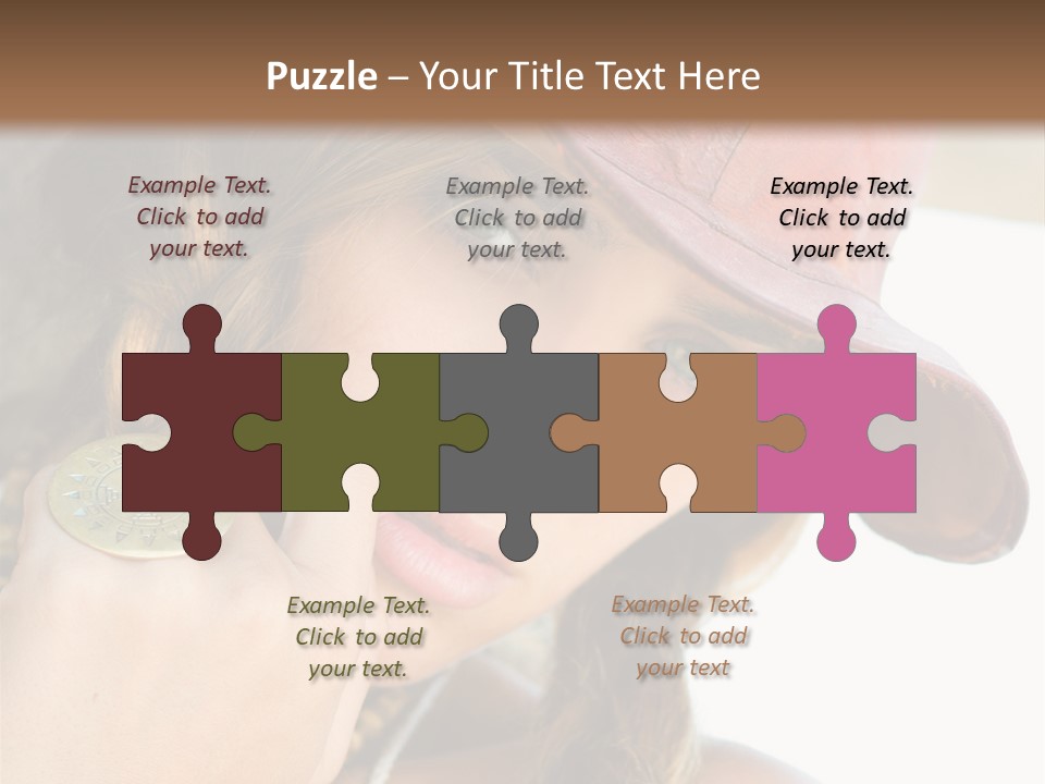 Lady Style Looking PowerPoint Template