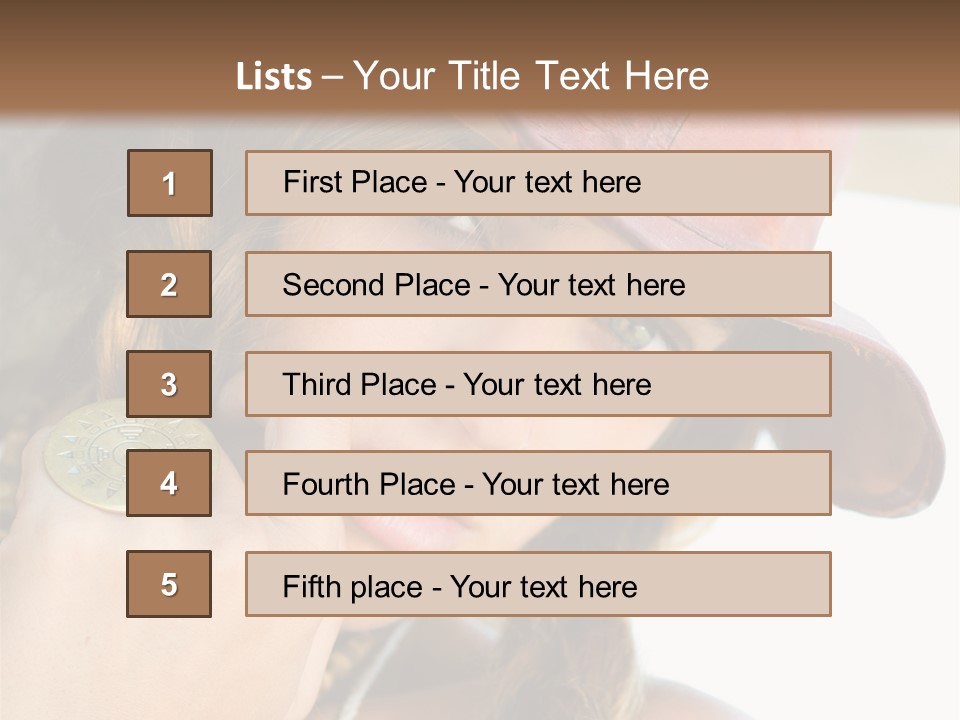 Lady Style Looking PowerPoint Template