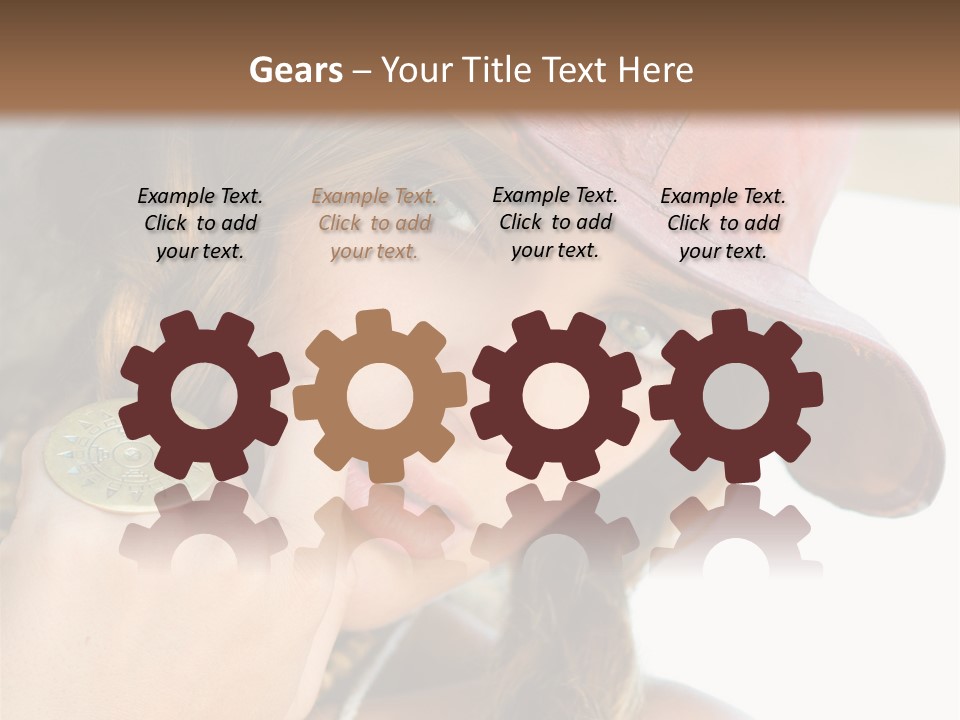 Lady Style Looking PowerPoint Template