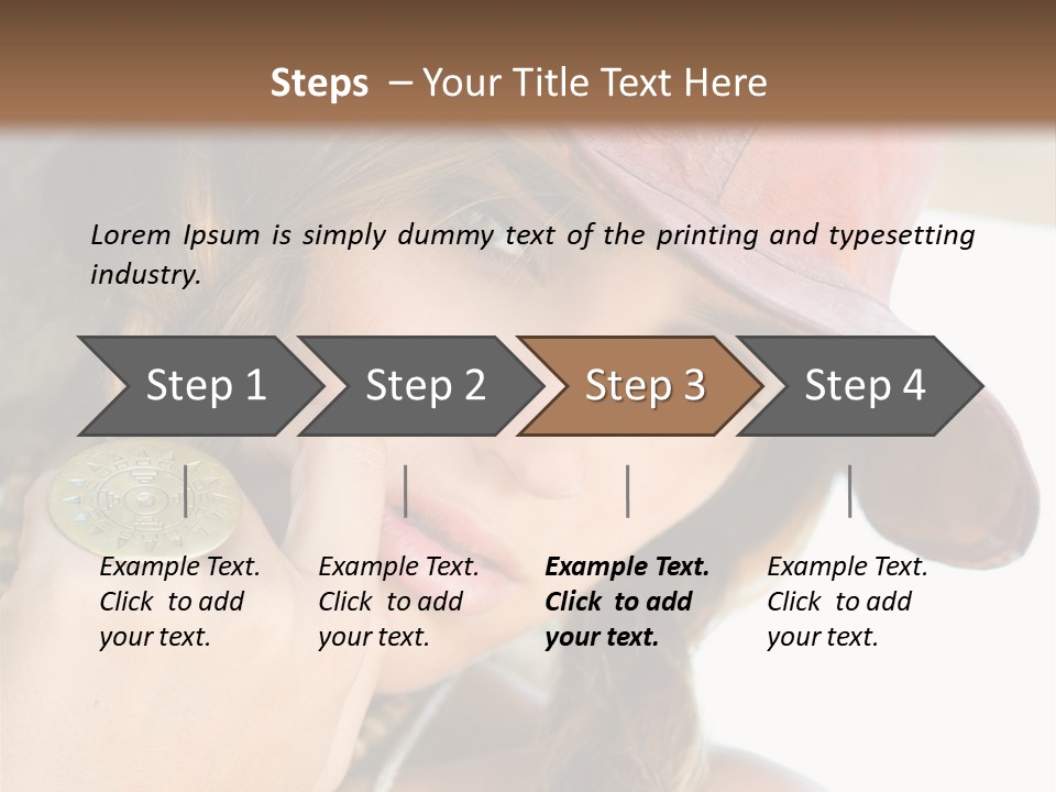 Lady Style Looking PowerPoint Template