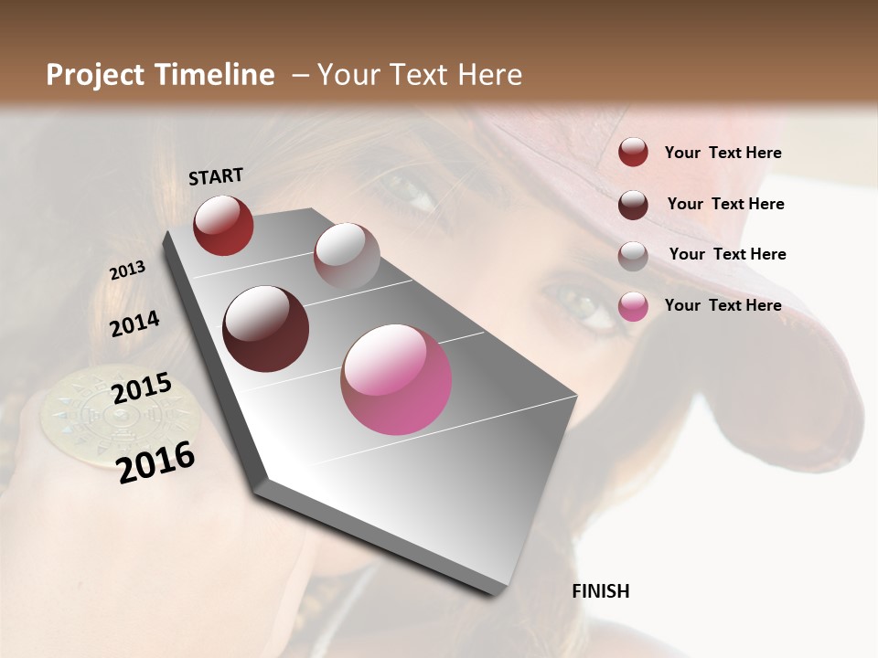 Lady Style Looking PowerPoint Template