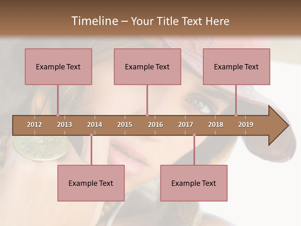 Lady Style Looking PowerPoint Template