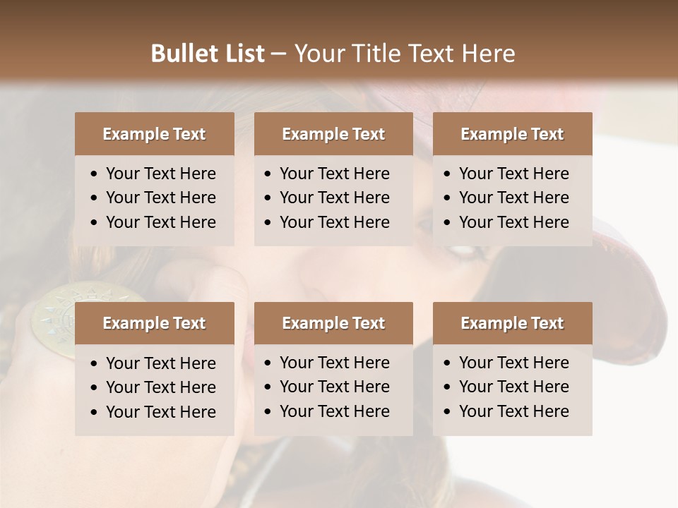 Lady Style Looking PowerPoint Template