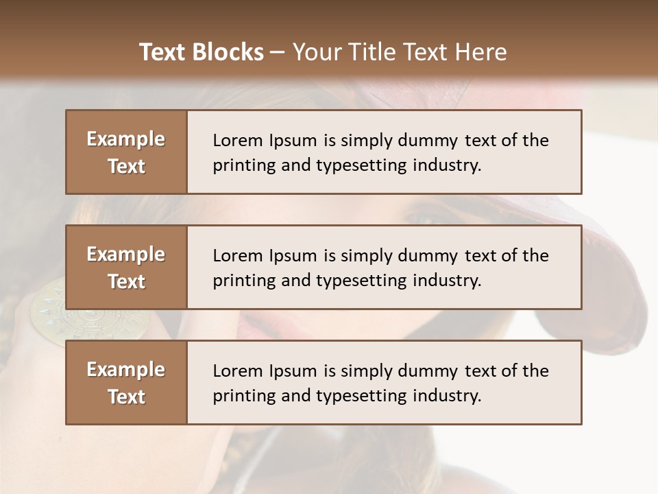 Lady Style Looking PowerPoint Template