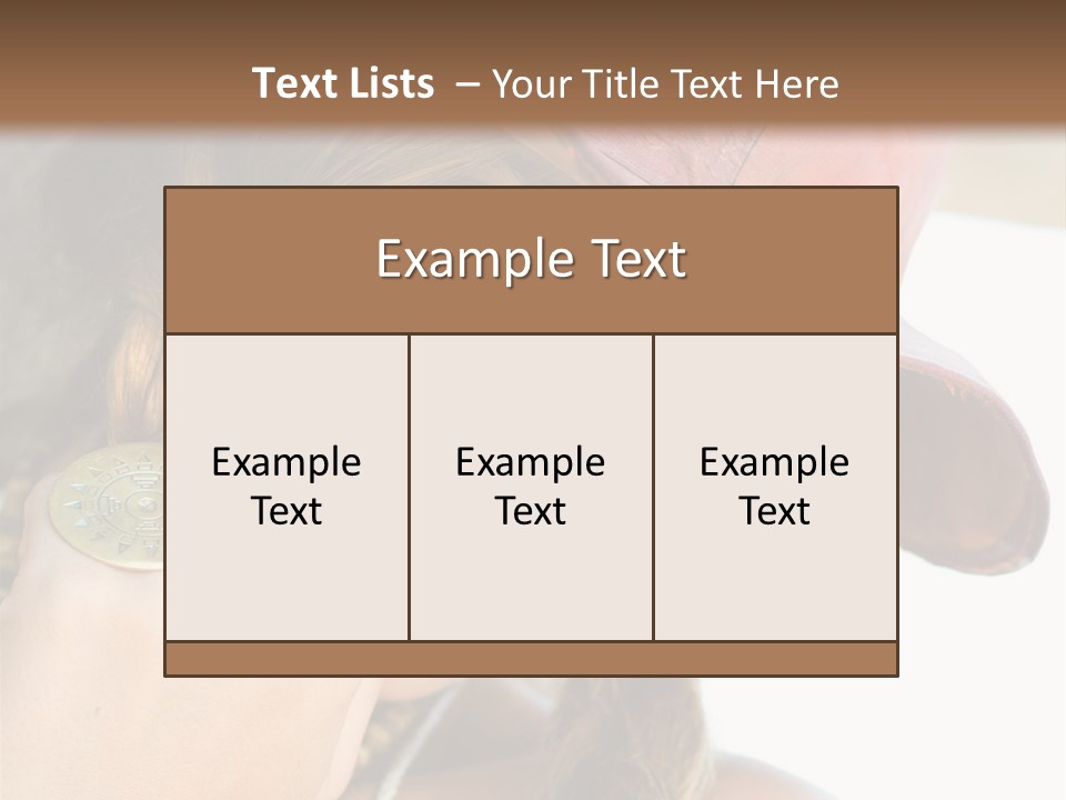 Lady Style Looking PowerPoint Template
