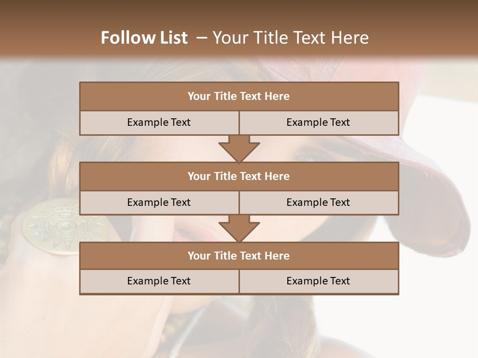 Lady Style Looking PowerPoint Template