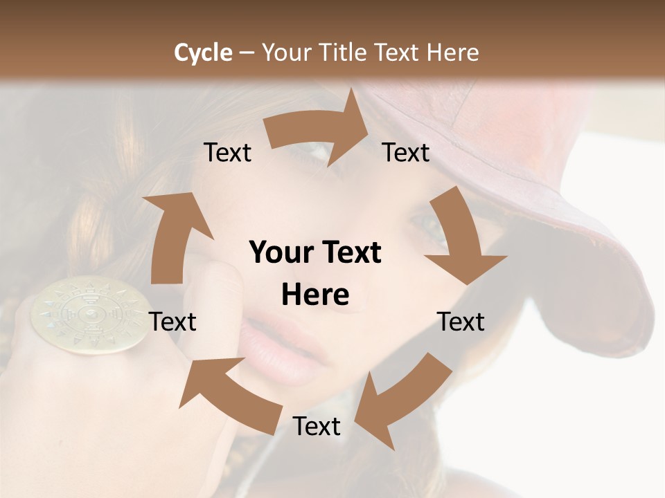 Lady Style Looking PowerPoint Template