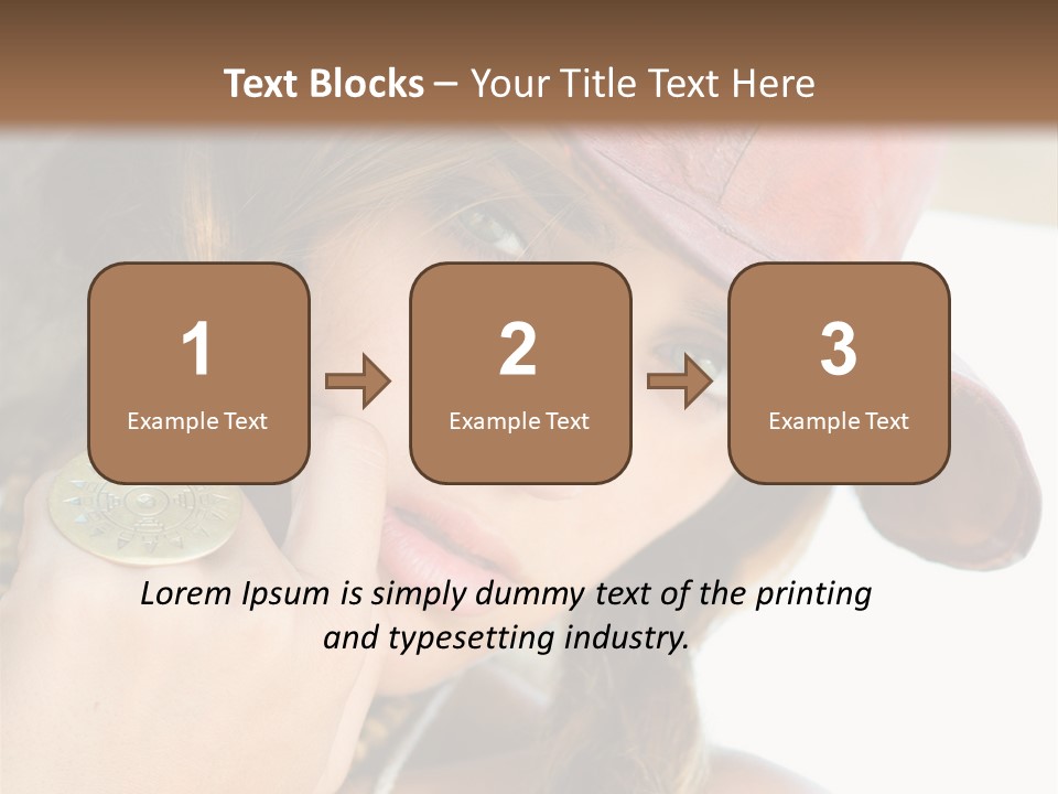 Lady Style Looking PowerPoint Template