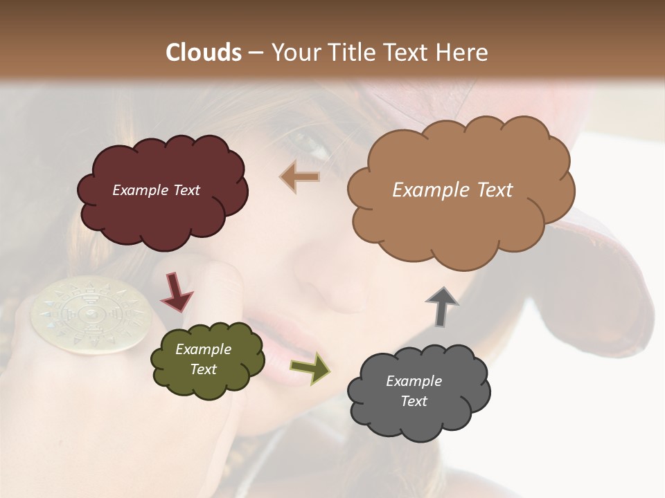 Lady Style Looking PowerPoint Template