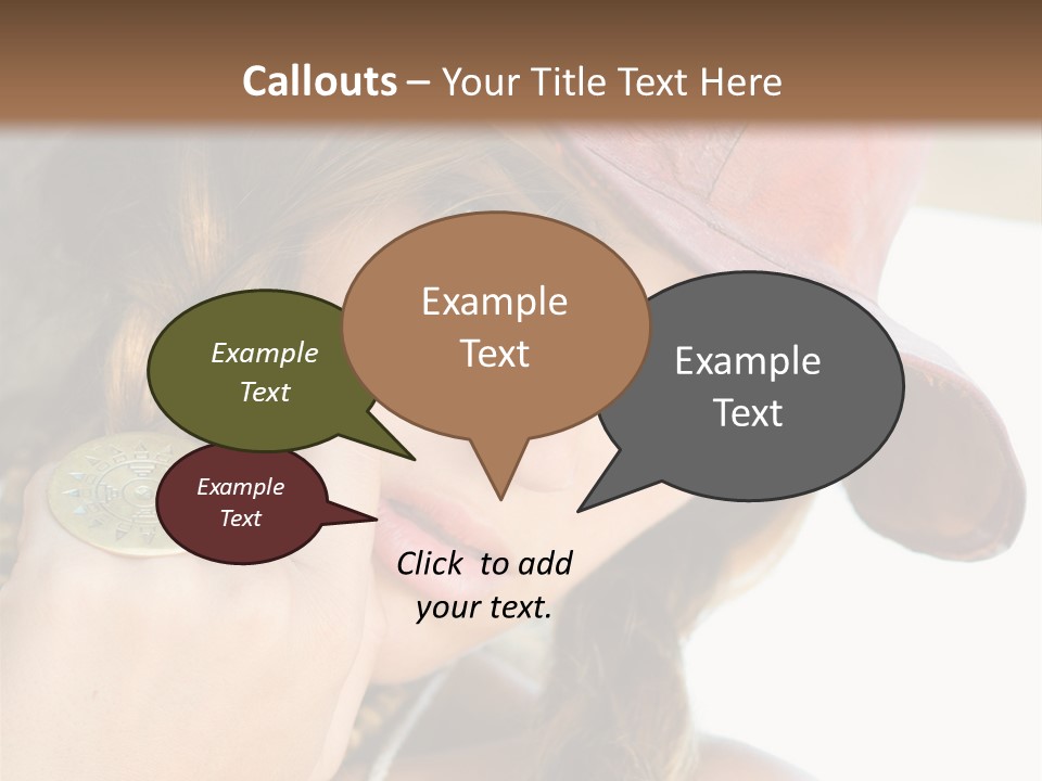 Lady Style Looking PowerPoint Template