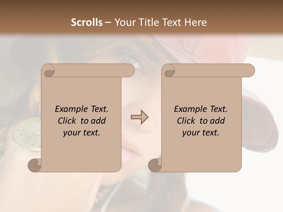 Lady Style Looking PowerPoint Template