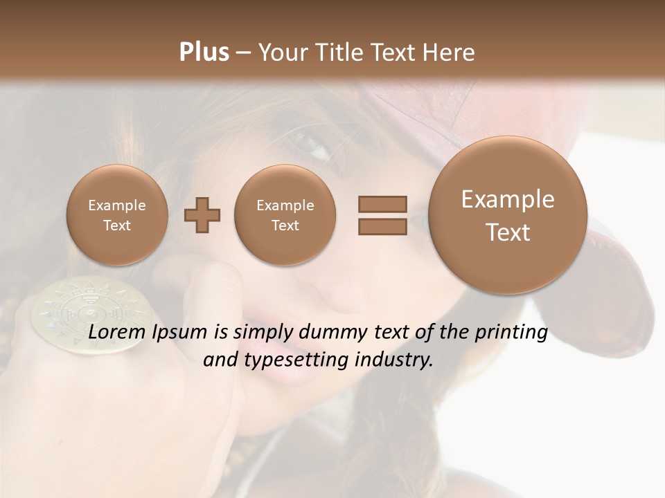 Lady Style Looking PowerPoint Template