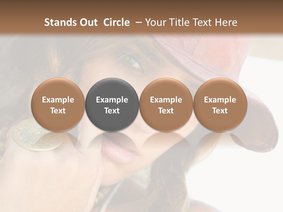 Lady Style Looking PowerPoint Template