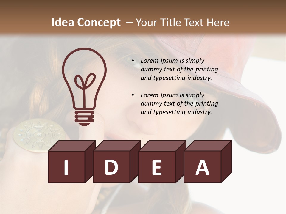 Lady Style Looking PowerPoint Template