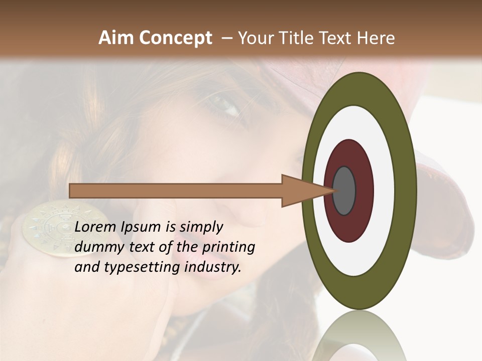 Lady Style Looking PowerPoint Template