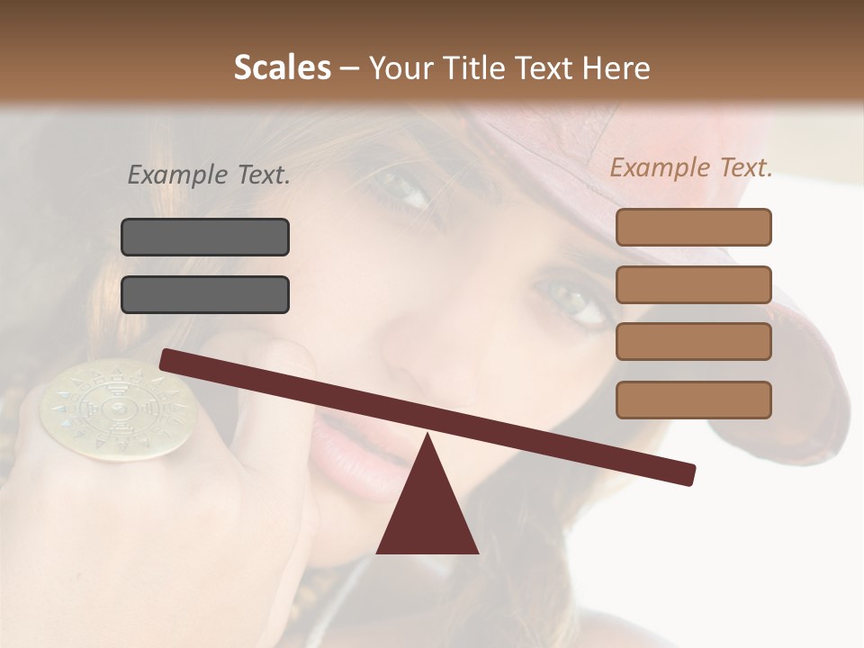 Lady Style Looking PowerPoint Template