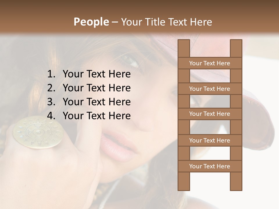 Lady Style Looking PowerPoint Template