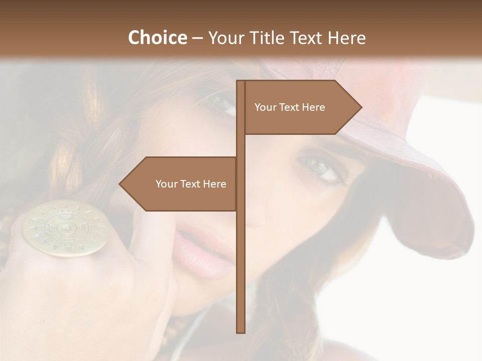 Lady Style Looking PowerPoint Template