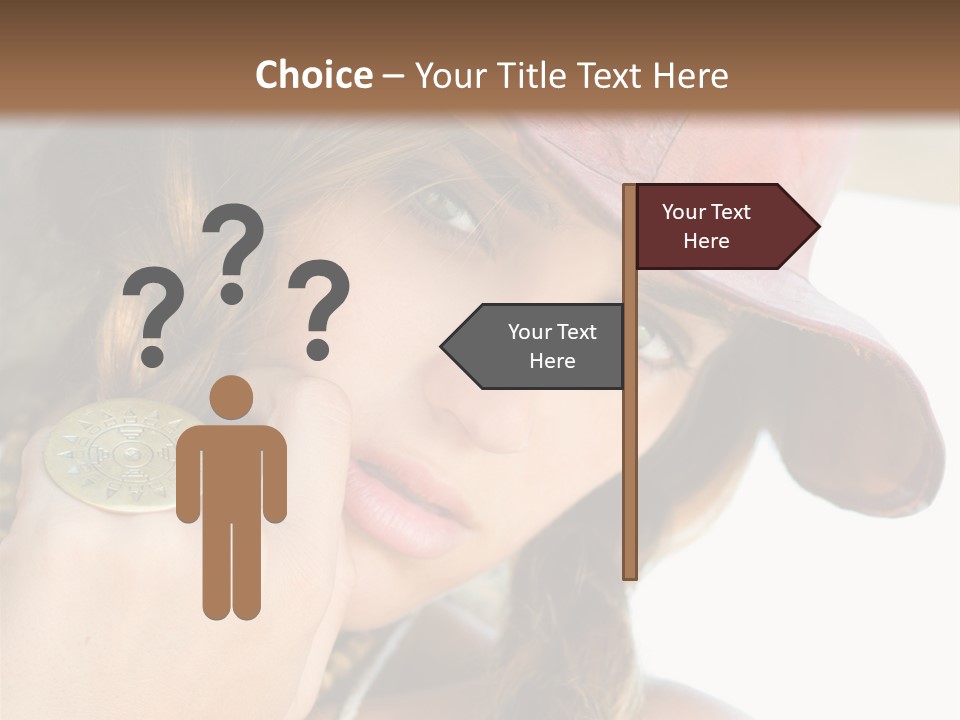 Lady Style Looking PowerPoint Template