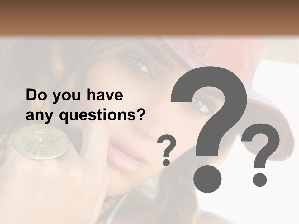 Lady Style Looking PowerPoint Template