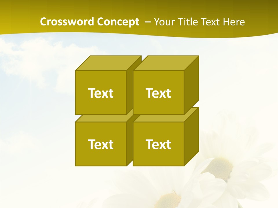 Scenery Health Chamomile PowerPoint Template