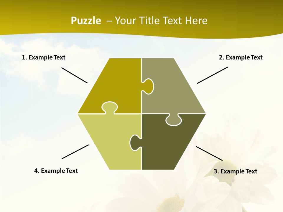 Scenery Health Chamomile PowerPoint Template