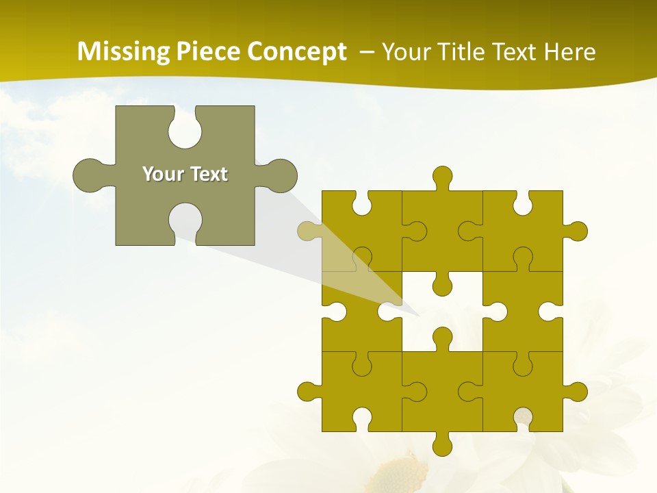 Scenery Health Chamomile PowerPoint Template