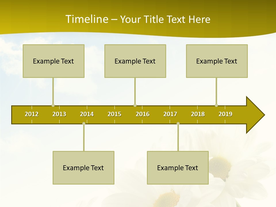 Scenery Health Chamomile PowerPoint Template