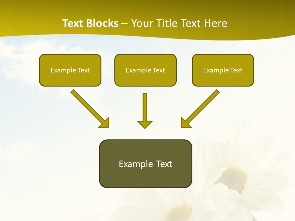 Scenery Health Chamomile PowerPoint Template