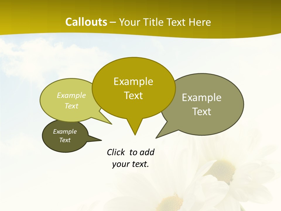Scenery Health Chamomile PowerPoint Template