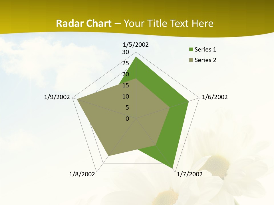 Scenery Health Chamomile PowerPoint Template