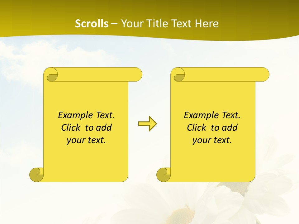 Scenery Health Chamomile PowerPoint Template