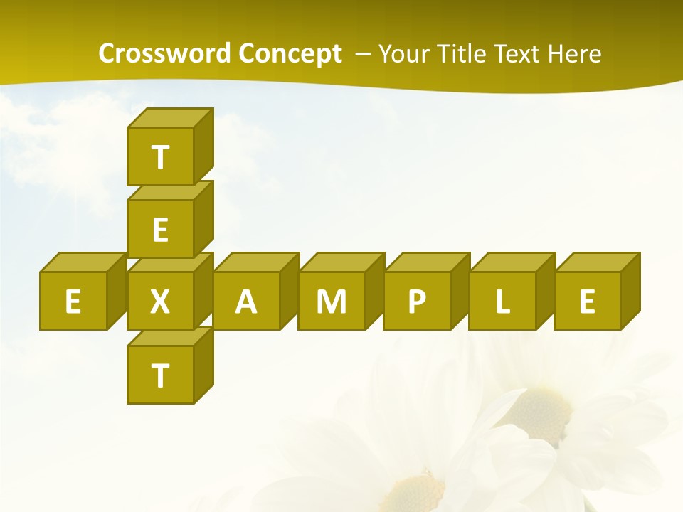 Scenery Health Chamomile PowerPoint Template