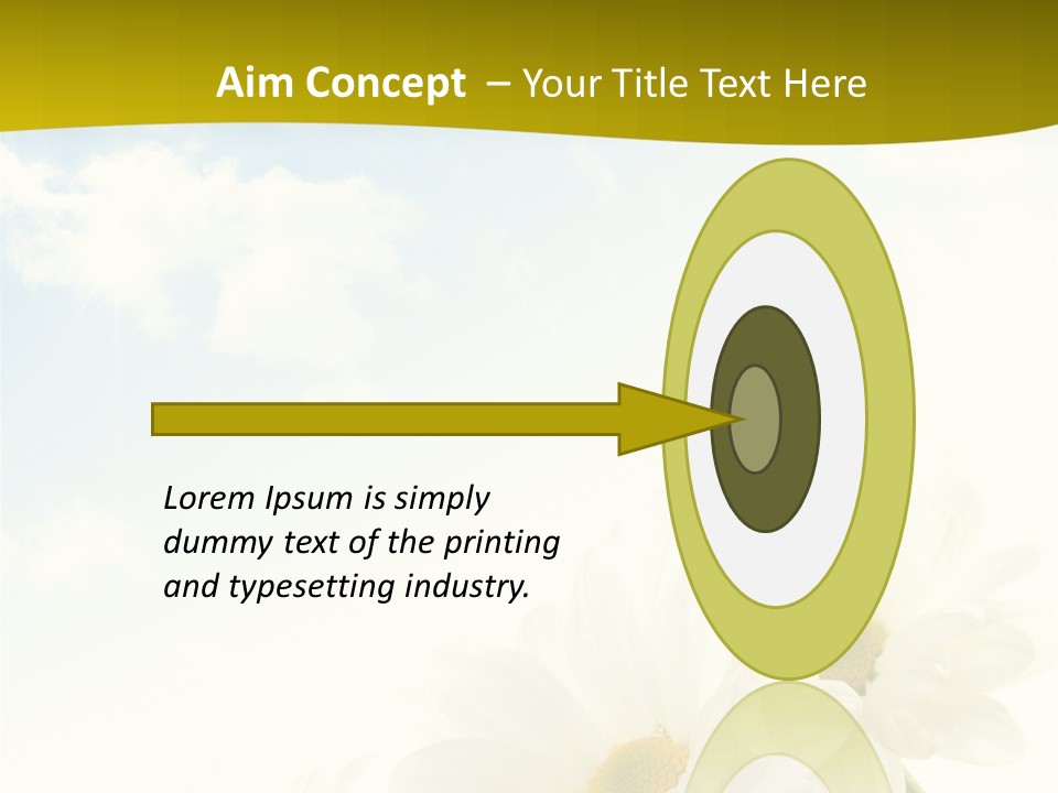 Scenery Health Chamomile PowerPoint Template