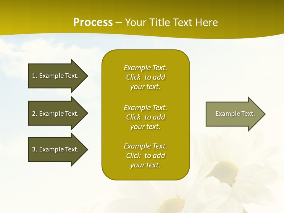 Scenery Health Chamomile PowerPoint Template