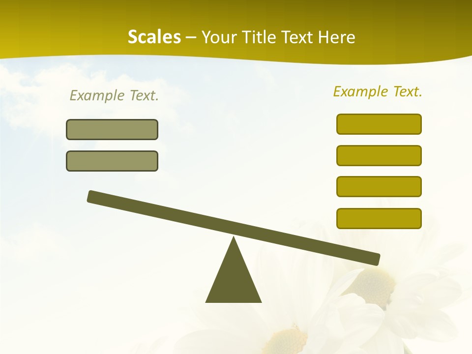 Scenery Health Chamomile PowerPoint Template