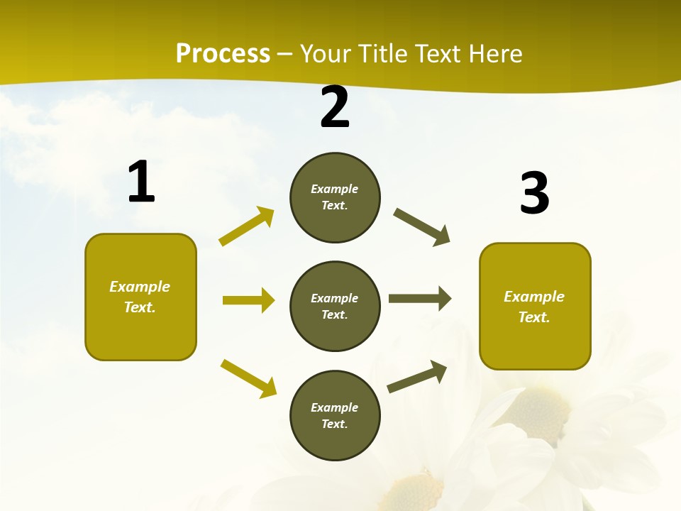 Scenery Health Chamomile PowerPoint Template