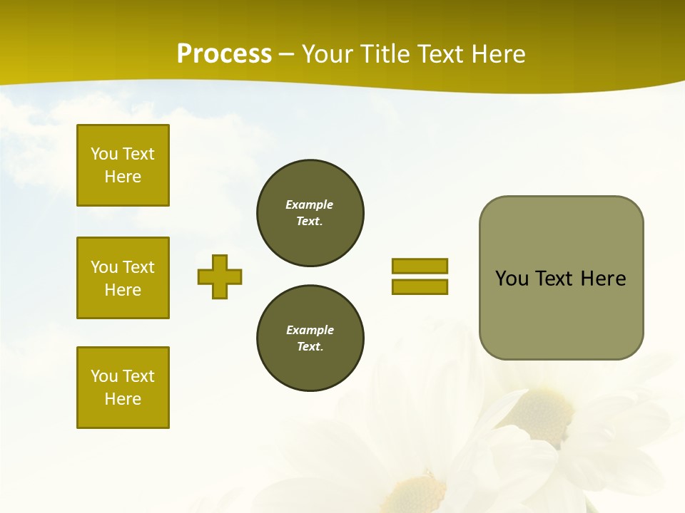Scenery Health Chamomile PowerPoint Template