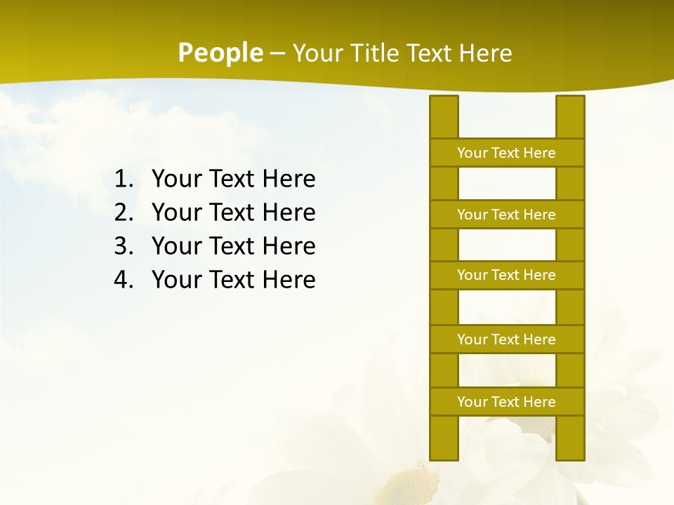 Scenery Health Chamomile PowerPoint Template